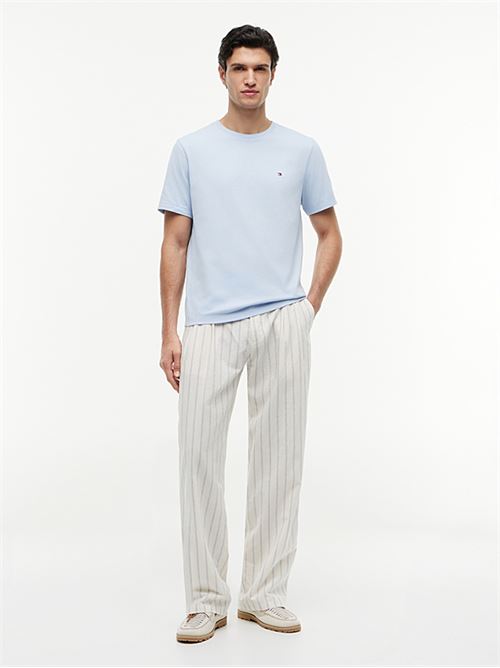 ess seasonal reg fit solid tee TOMMY HILFIGER | MW0MW39995C1O